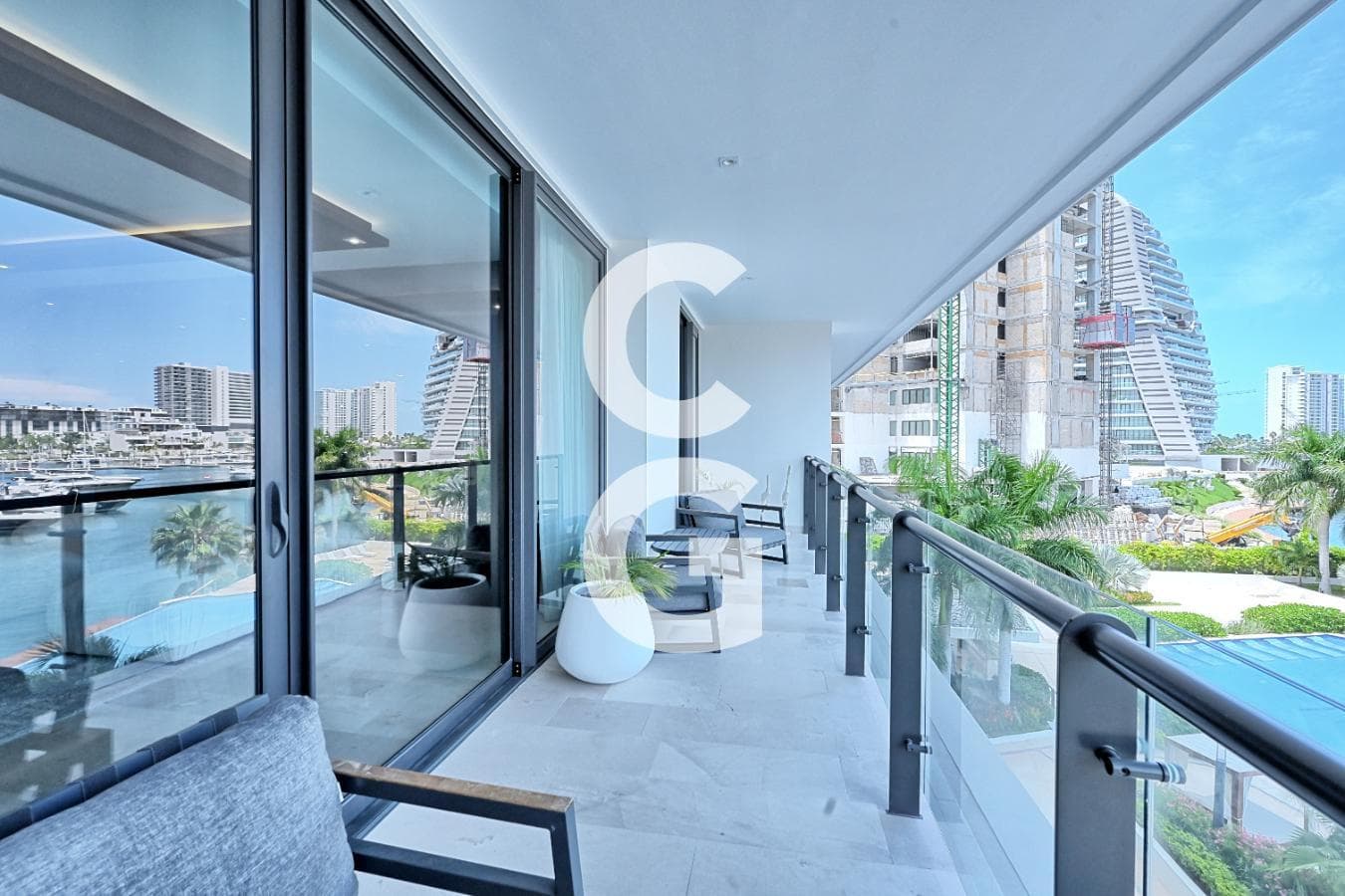 3-Bedroom Apartment for Rent in Cancún at Blume Puerto Cancún