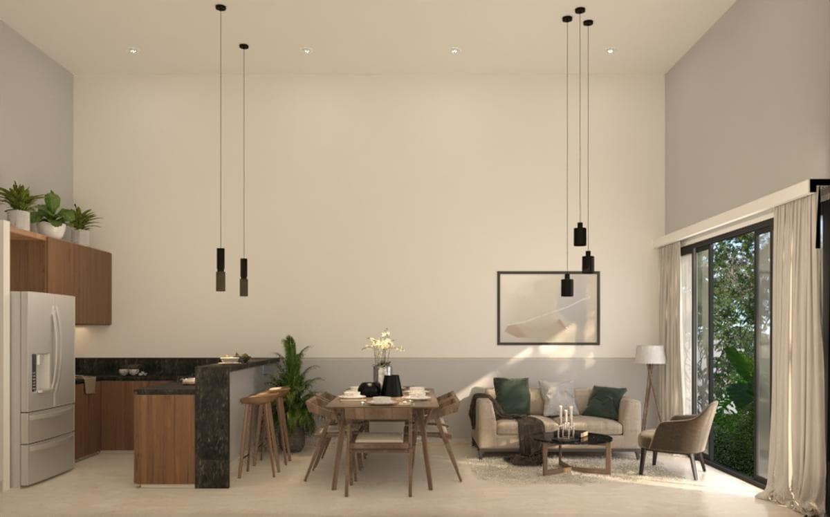 Ground-floor apartment for sale with a pool in Mérida, Yucatán, Temozón Norte.