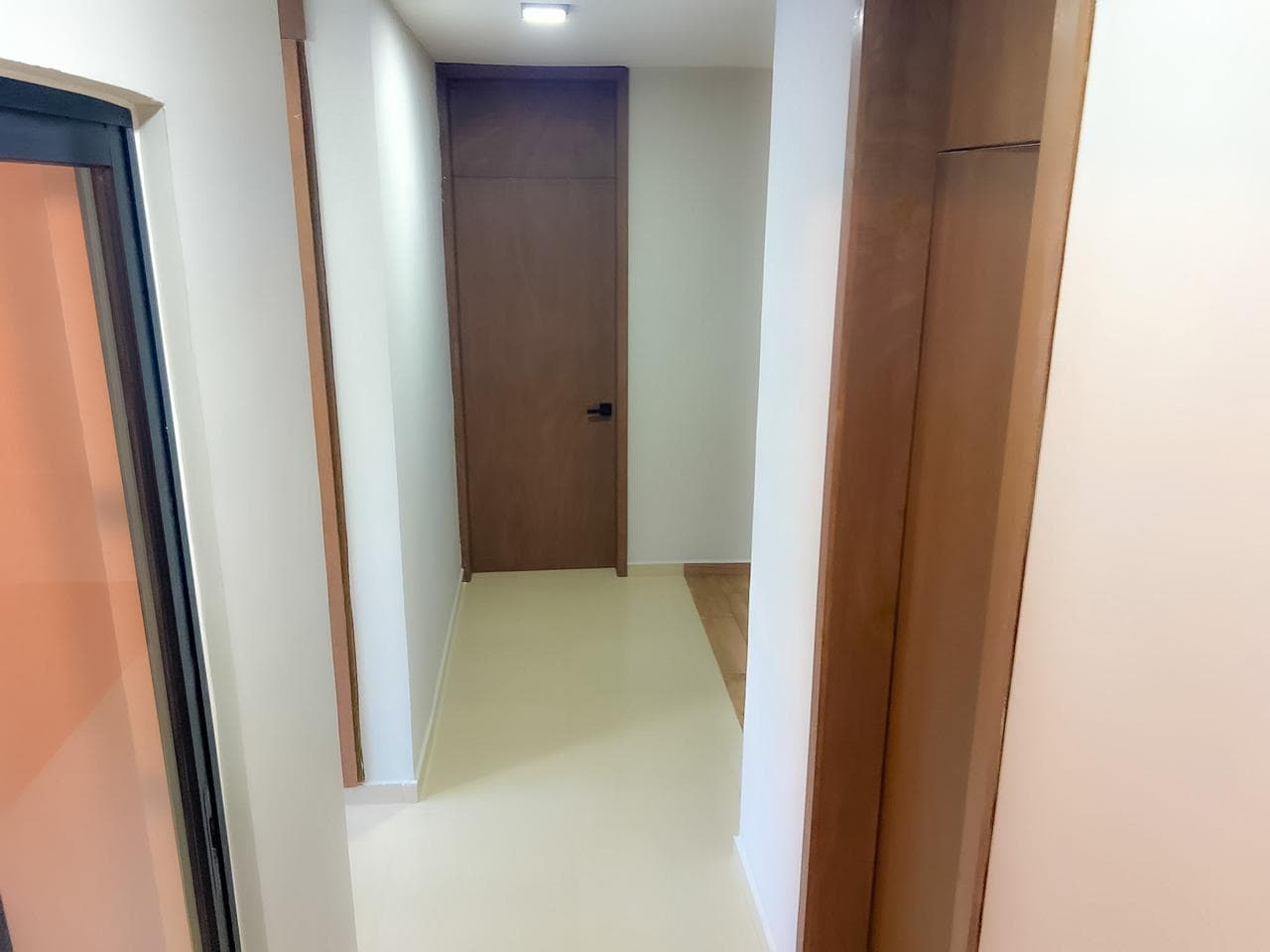 Apartment with 1 master bedroom featuring a full bathroom and walk-in closet; it also has 2 additional master bedrooms with walk-in closets, 1 shared full bathroom, a fully equipped kitchen, a living-dining room, a laundry room, a linen closet, and a 1-car garage
