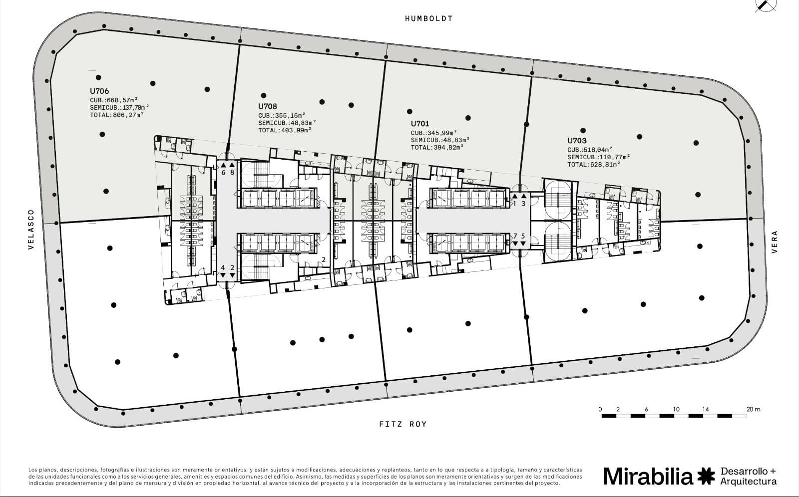 Upper-Floor Office Space for Rent – 2,233 m² – AAA Building, 851 Fitz Roy, Villa Crespo