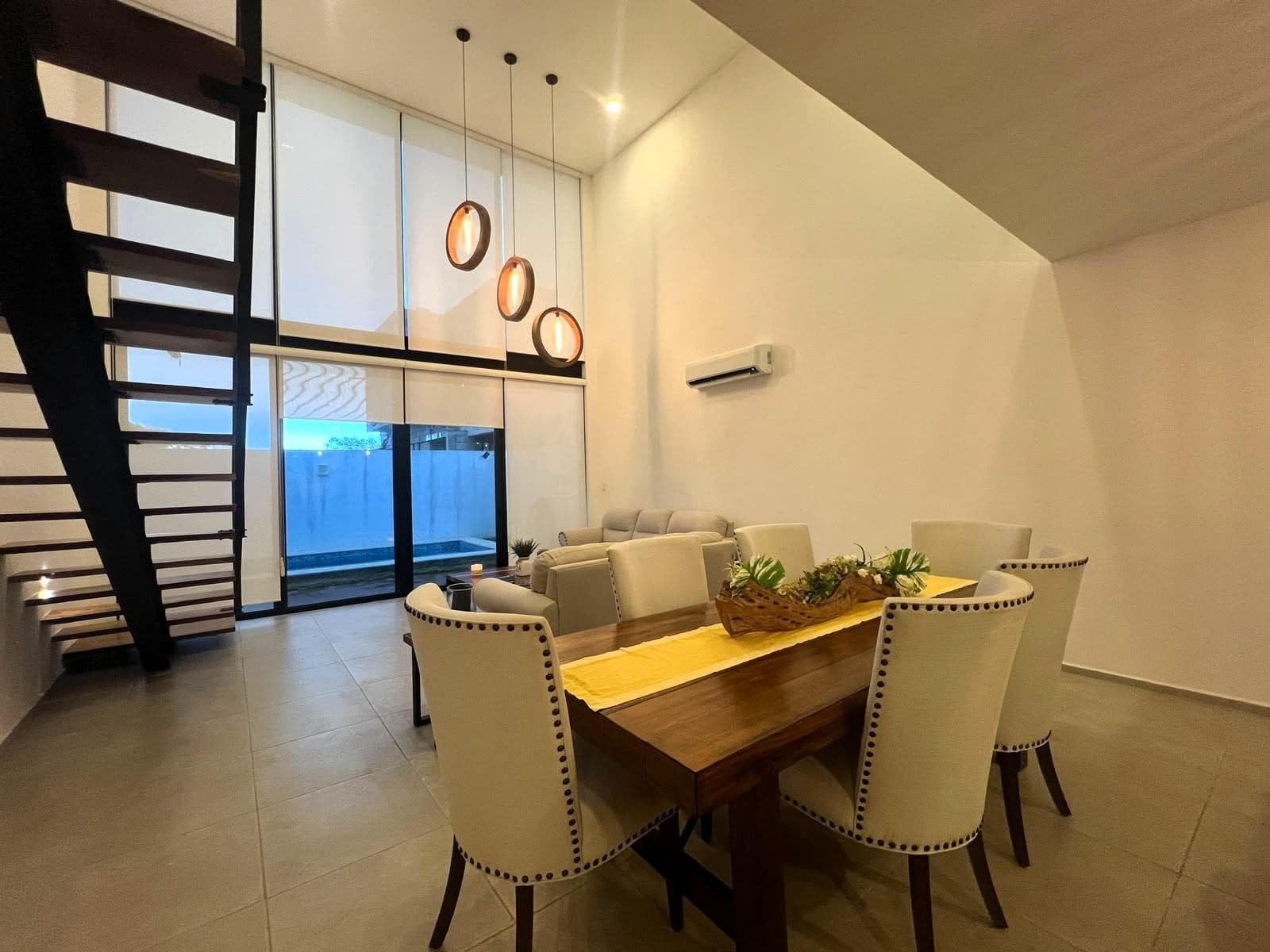 Beautiful Furnished House with Solar Panels on Privada Zentura Cholul