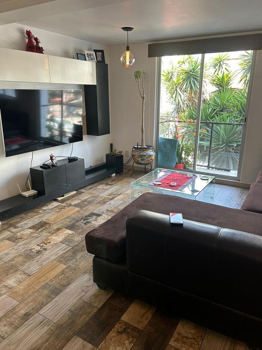 Departamento en Venta con balcón y Roof Garden en Narvarte Benito Juárez 3 recámaras