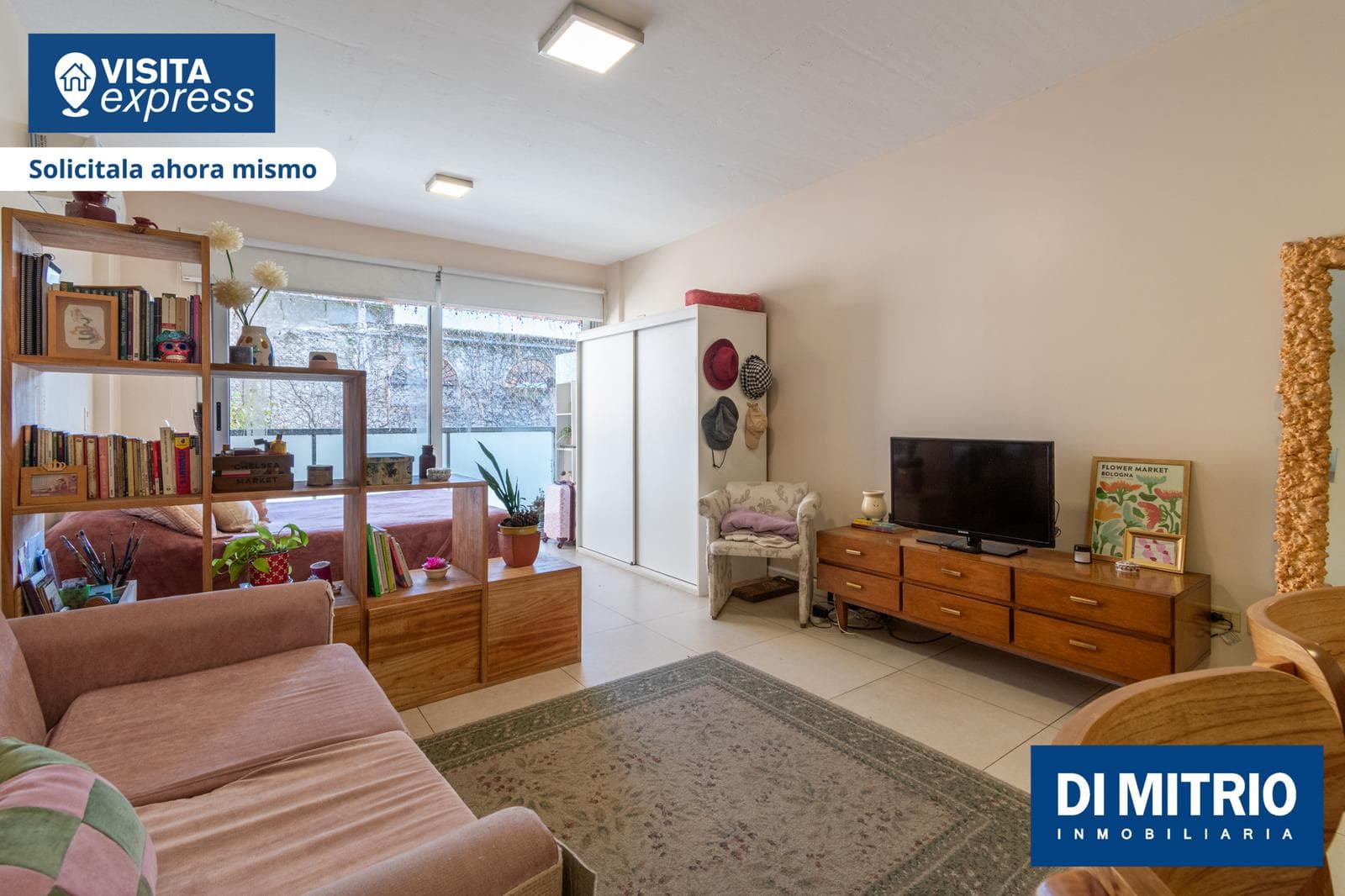 Barracas Studio Apartment with Balcony in Lezama Park