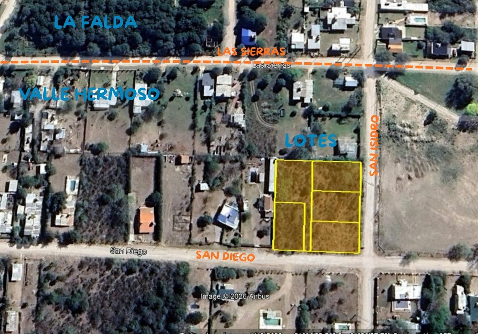 LAND FOR SALE IN VALLE HERMOSO