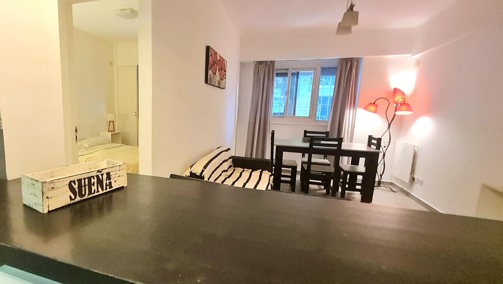 FOR RENT: 2-room apartment with patio and laundry area in BELGRANO