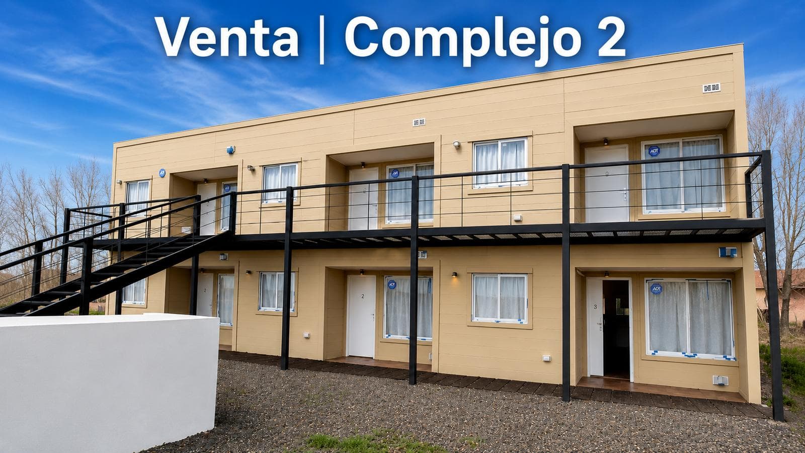 Brand-new complex with 6 fully equipped apartments