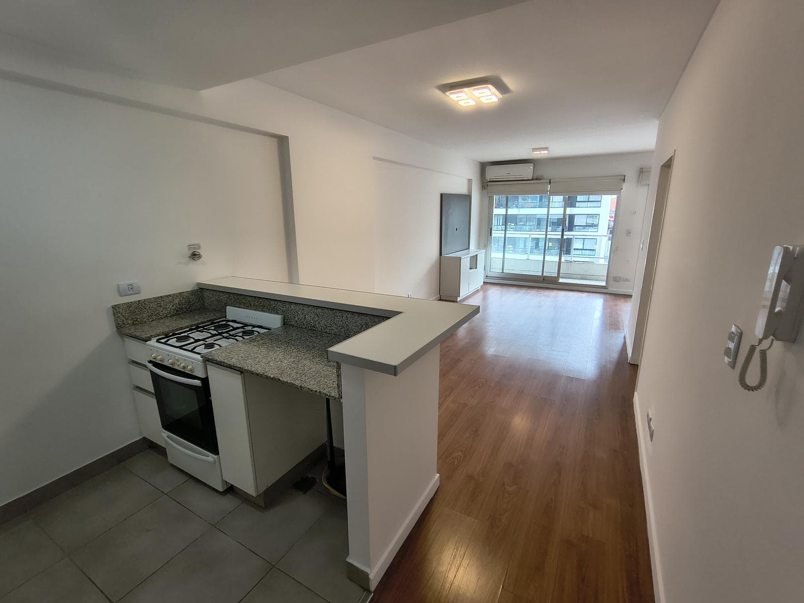 Studio Apartment for Rent with Balcony, Lots of Natural Light, and a Pool