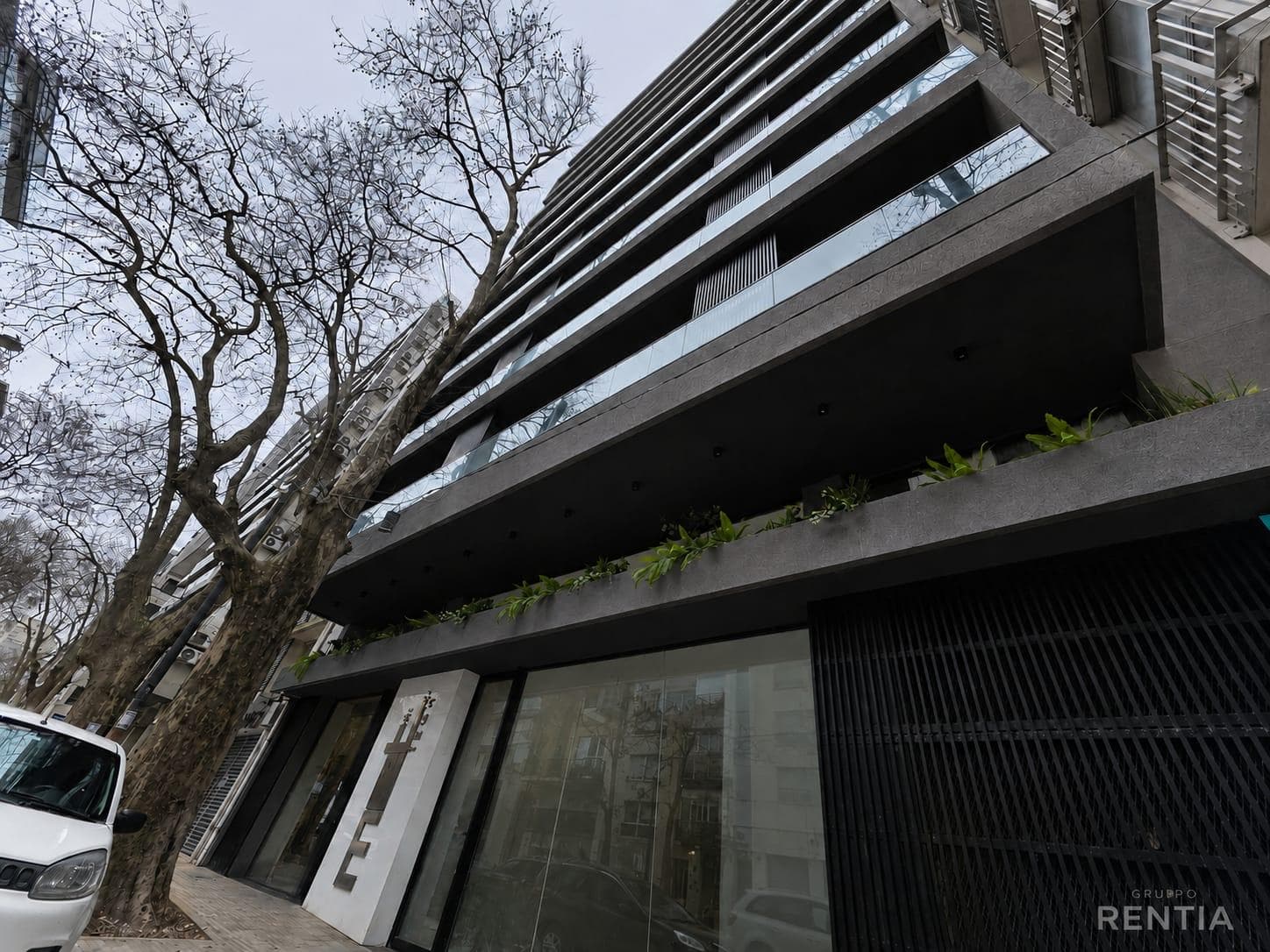 Brand-new studio apartment with a balcony in a gated community featuring a pool, micro-market, gym, and common area with a barbecue