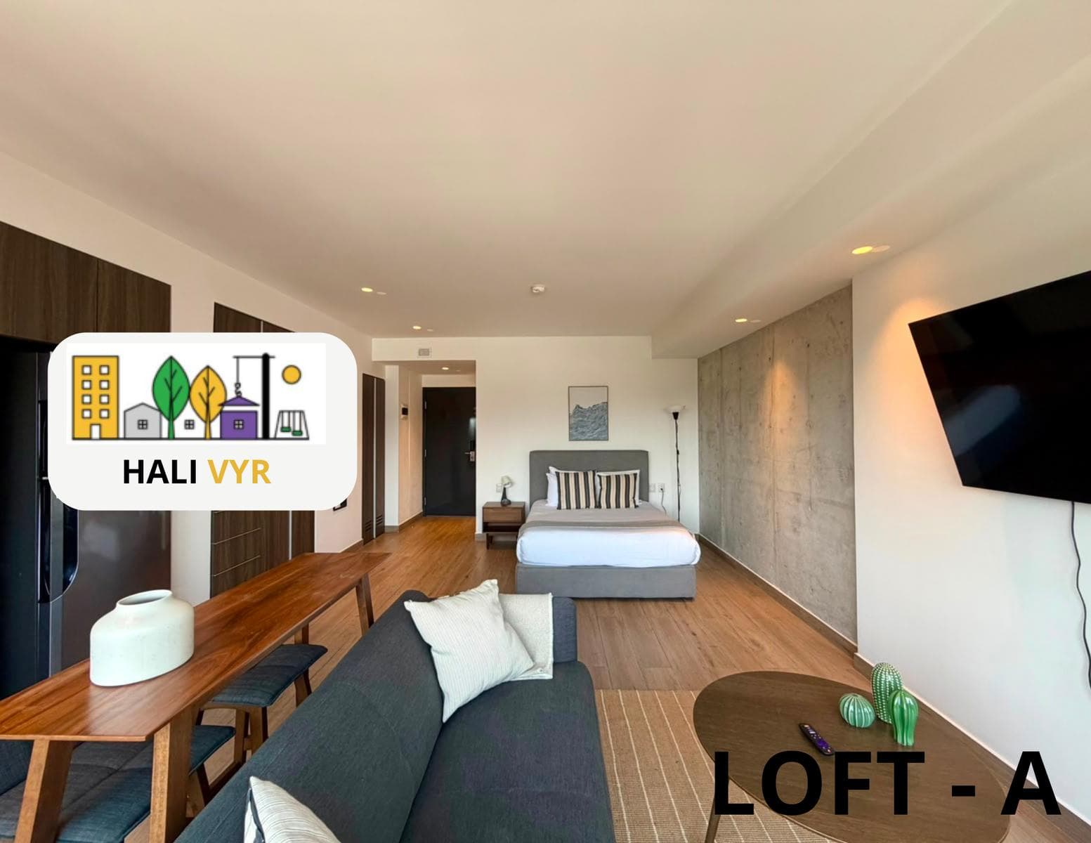 Loft for rent in Roma Norte, amenities, security, all-inclusive hotel-style