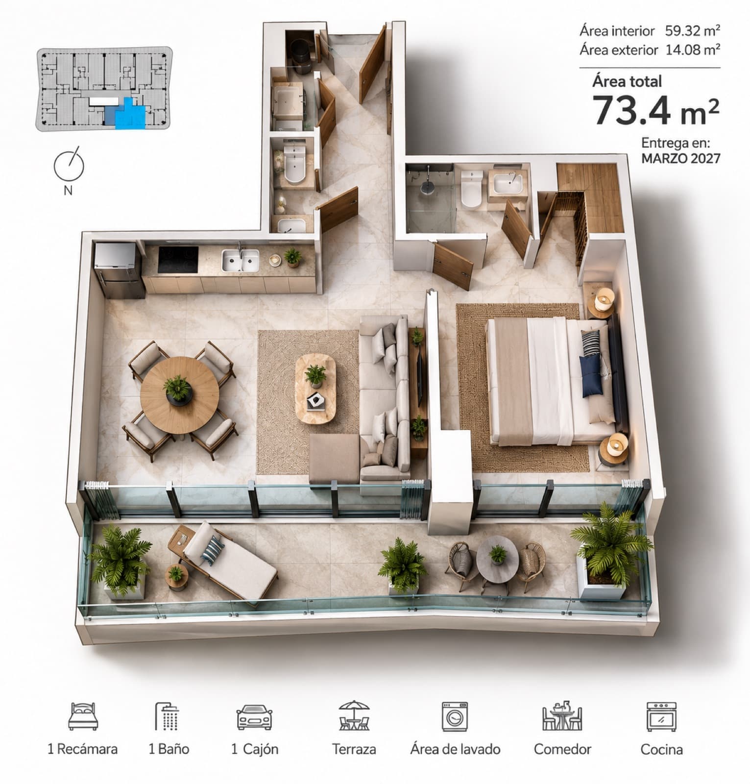 Luxury Apartment with Ocean Views at Limu Luxury Residences