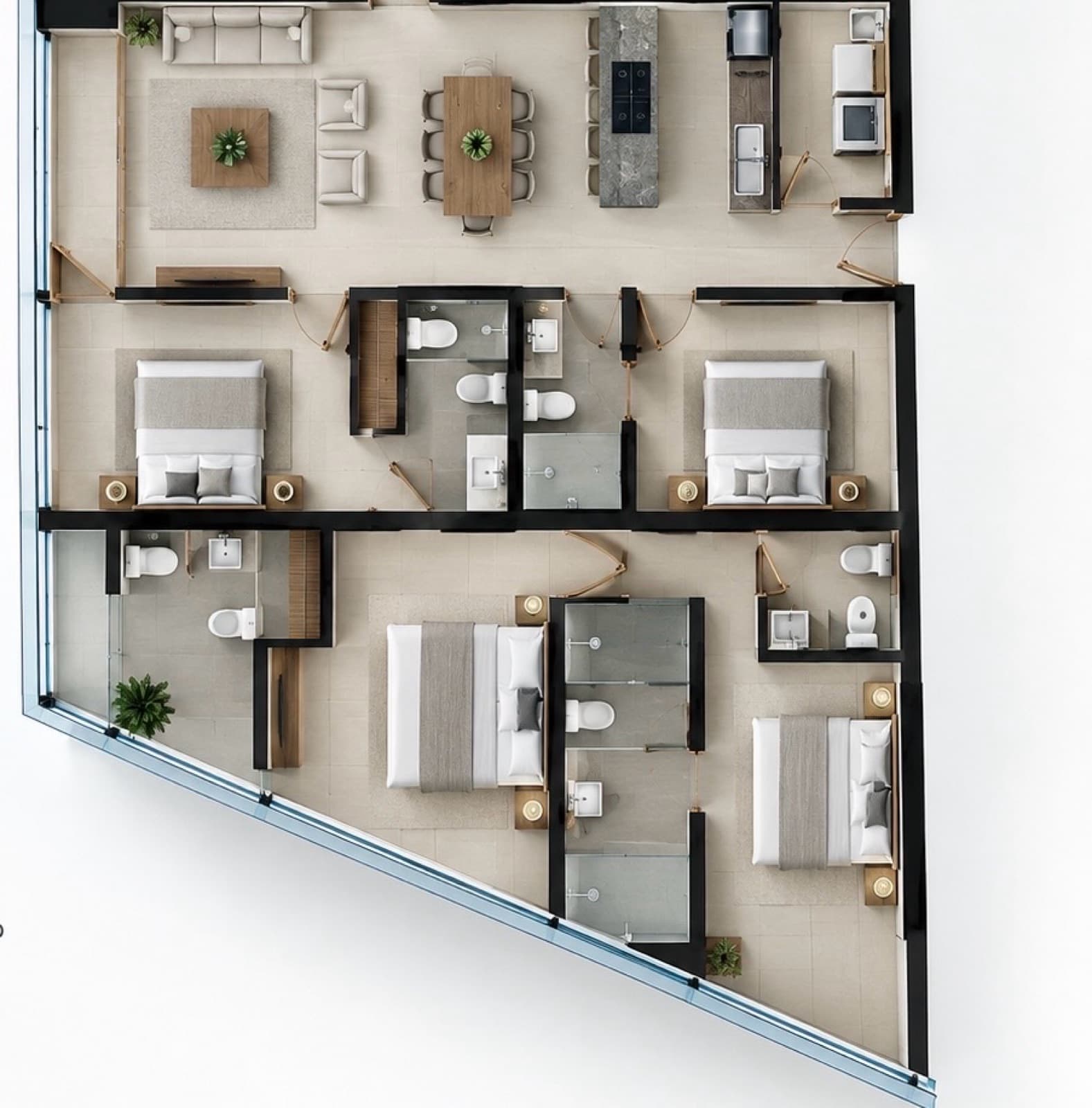 Exclusive Luxury Apartment in the Zona Diamante — Live Just Minutes from Andares