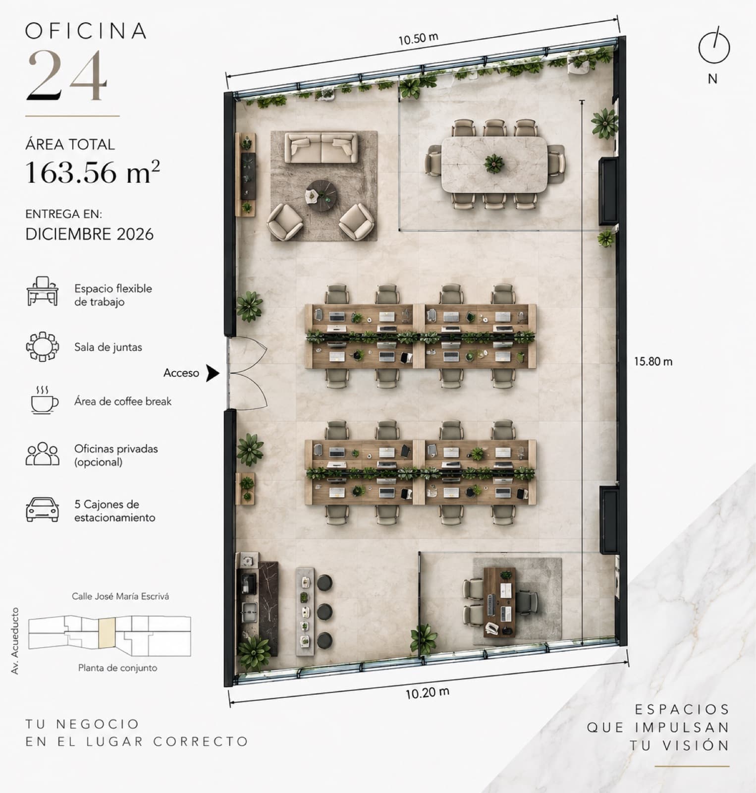Offices for Sale at Heredit Andares | Exclusivity, Prestige, and Panoramic Views
