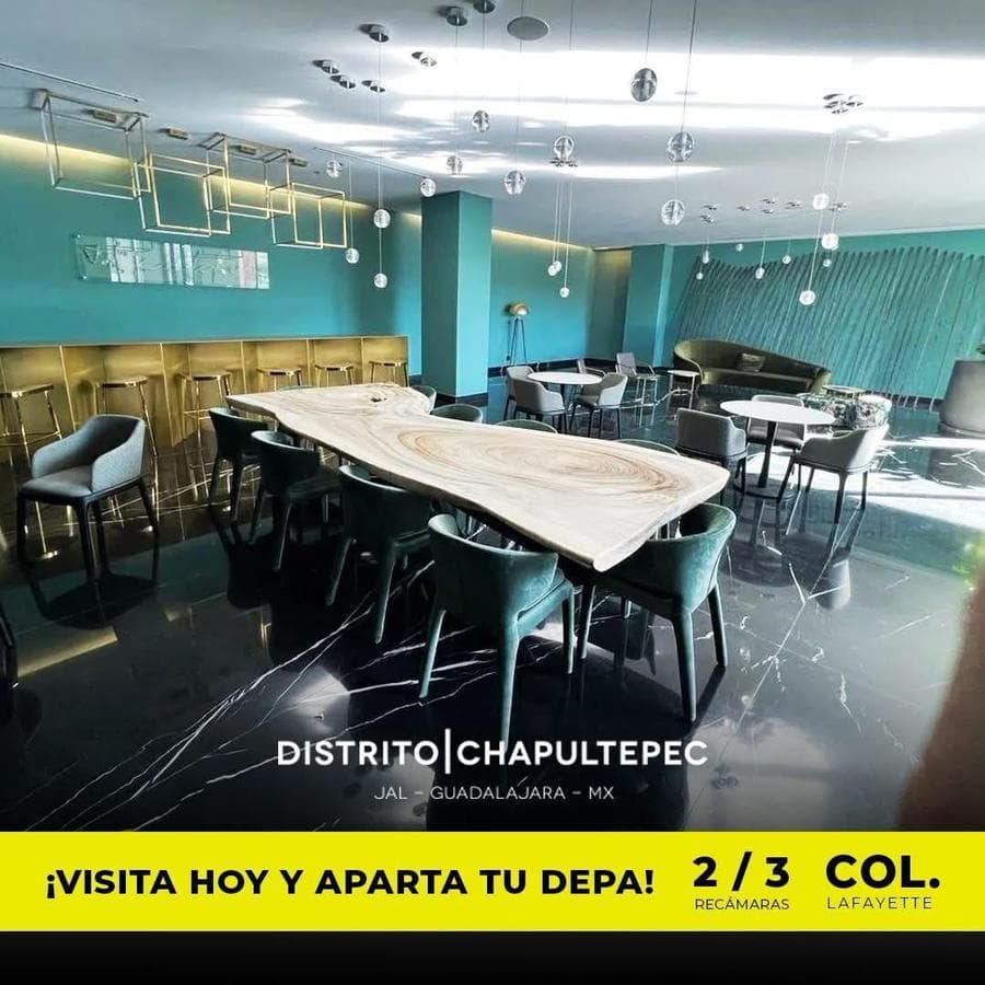 Luxury Departamento en Distrito Chapultepec | Amenidades premium | Alta plusvalía