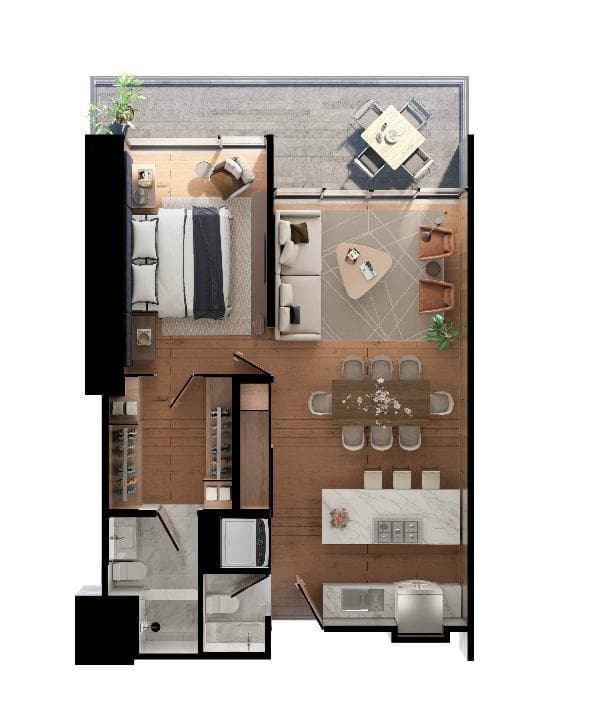 Apartment for Sale, Luxury, Amenities, Security, Pedregal, Terrace