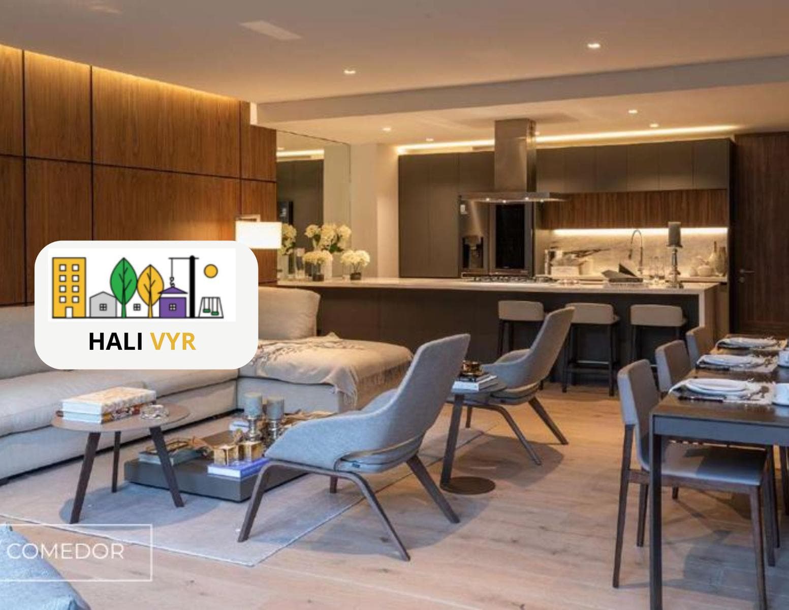 Luxury apartment for sale, amenities, security, Pedregal, terrace, 2 bedrooms