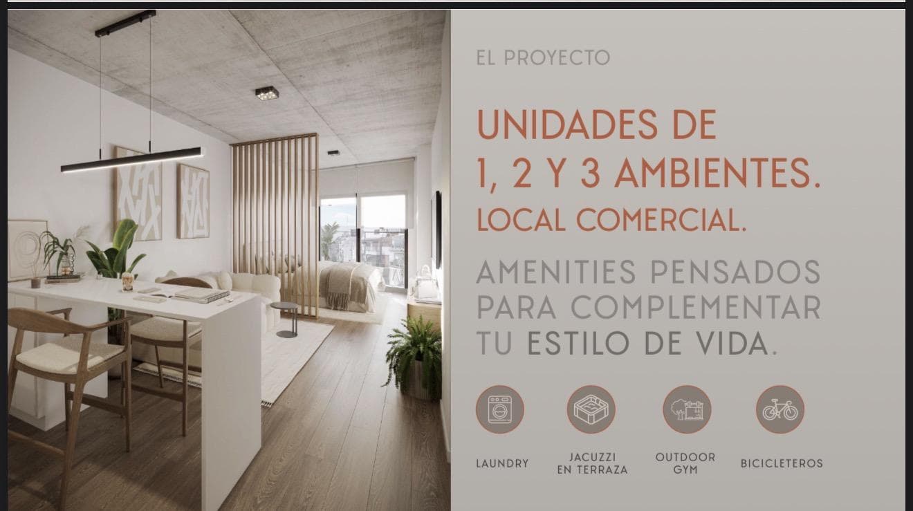 STUDIO APARTMENT FOR SALE WITH BALCONY IN RECOLETA, POZO
