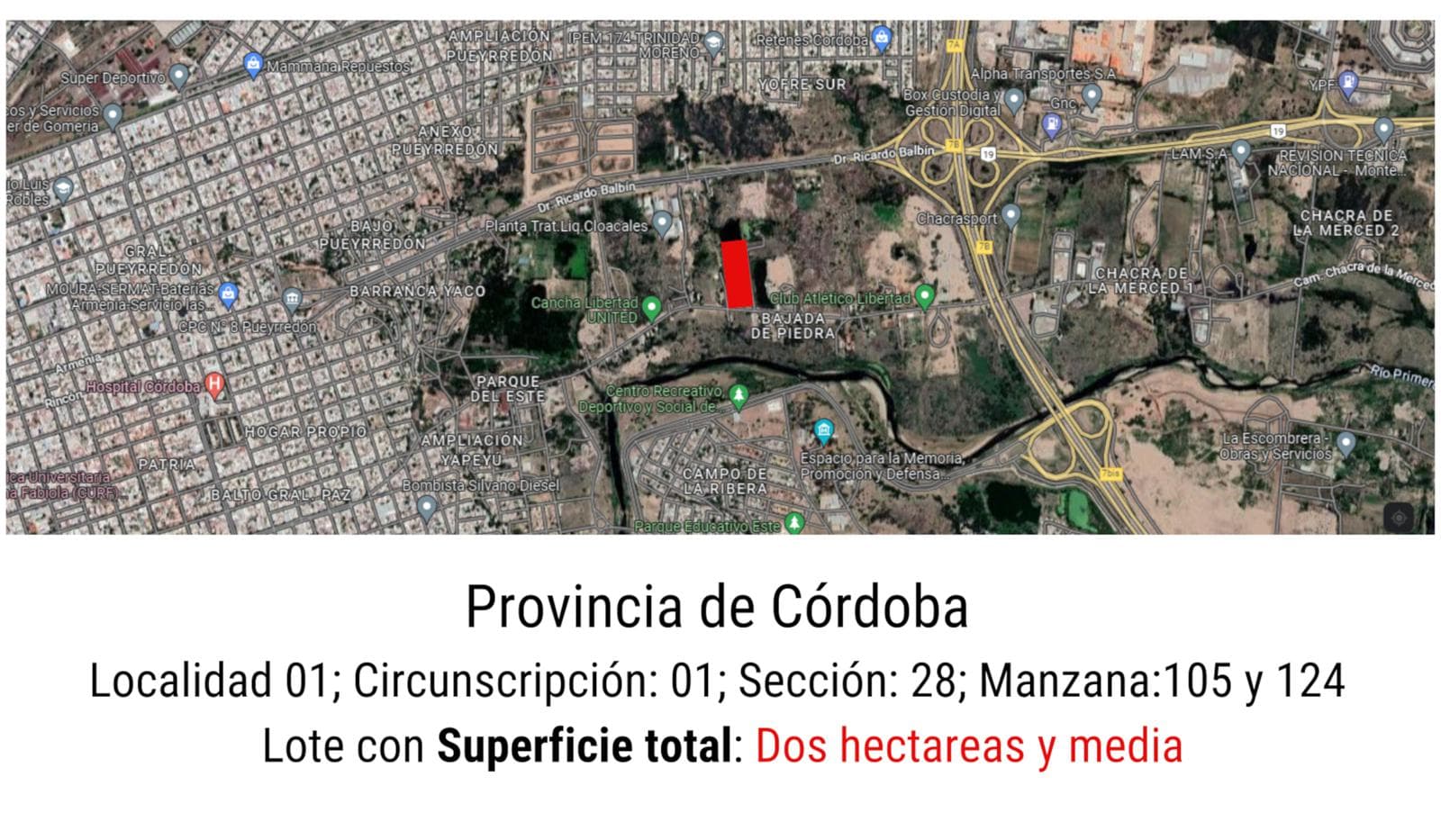 2.5-Hectare Lot - Bajada de Piedra - Don't Miss It!