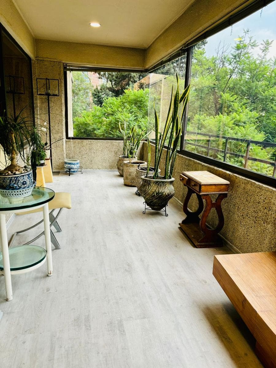 Departamento en Venta con terraza y vista al Parque Hundido en Noche Buena Benito Juárez 3 recámaras