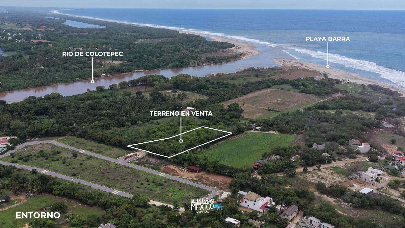 Land for Sale in La Barra de Colotepec – Puerto Escondido, Oaxaca