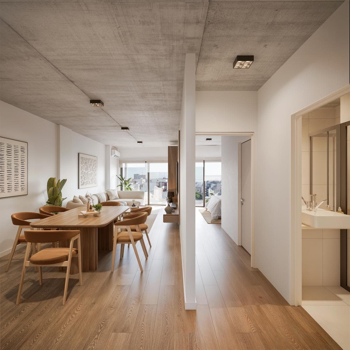 TWO-ROOM APARTMENT FOR SALE WITH BALCONY AND AMENITIES IN RECOLETA, POZO