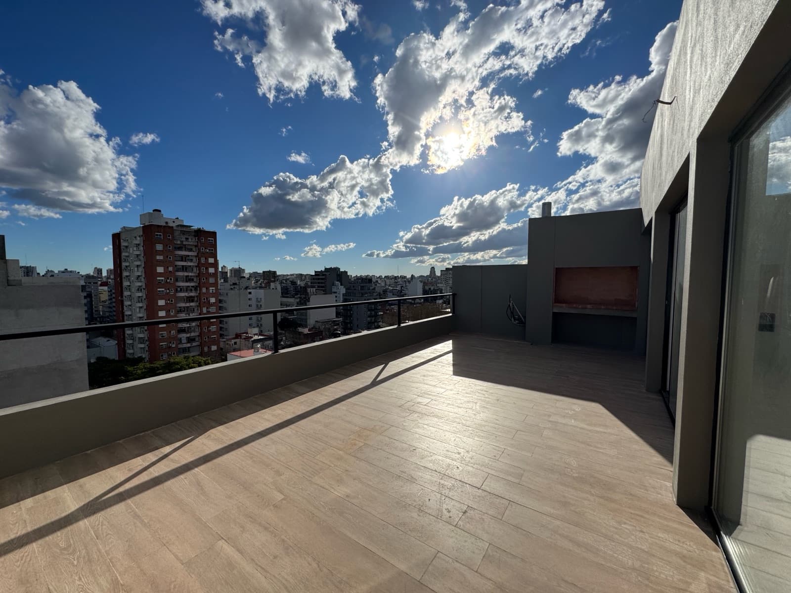 4-room apartment for sale in Villa Crespo with a large terrace, barbecue, and garage