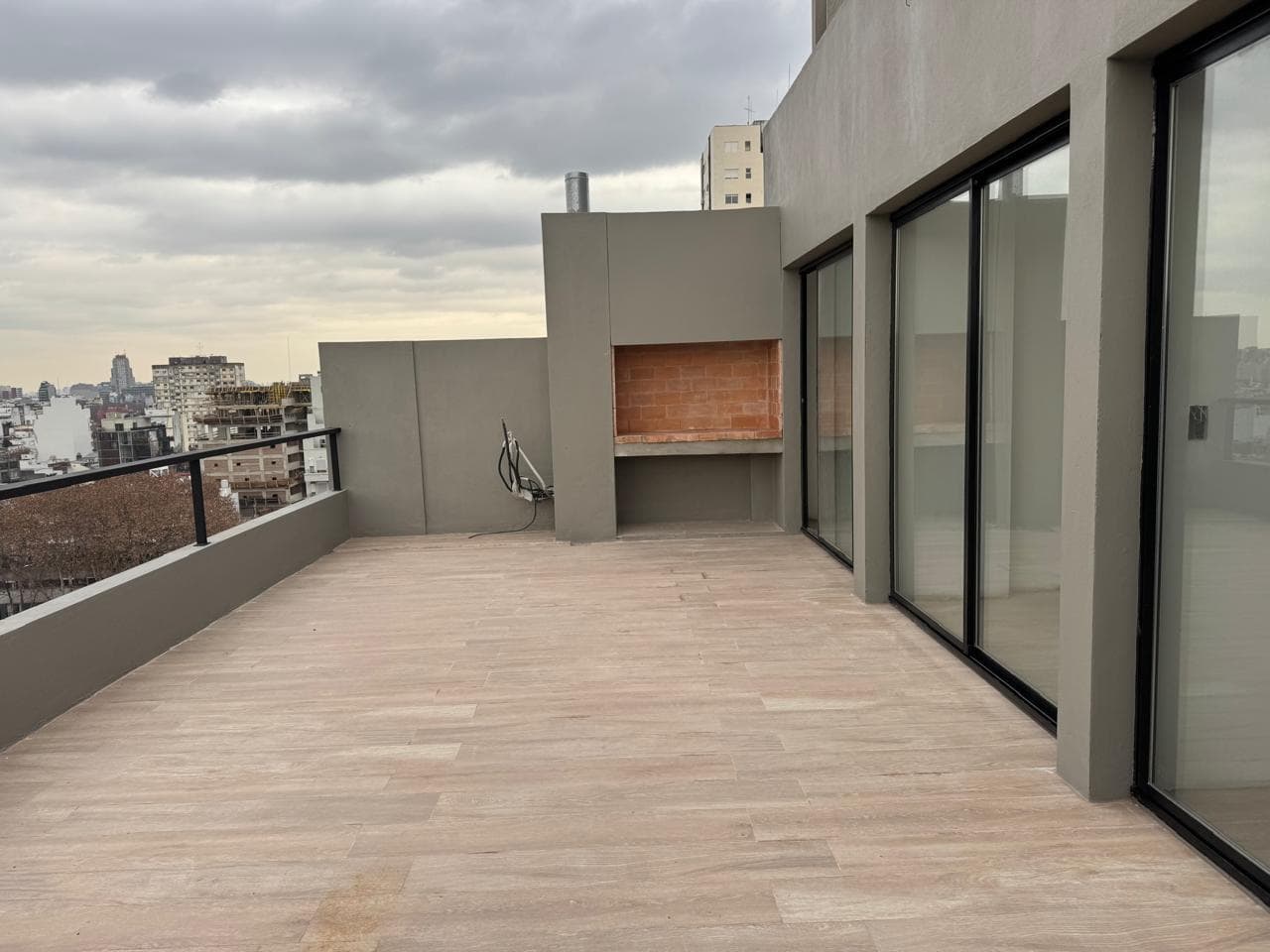 4-room apartment for sale in Villa Crespo with a large terrace, barbecue, and garage