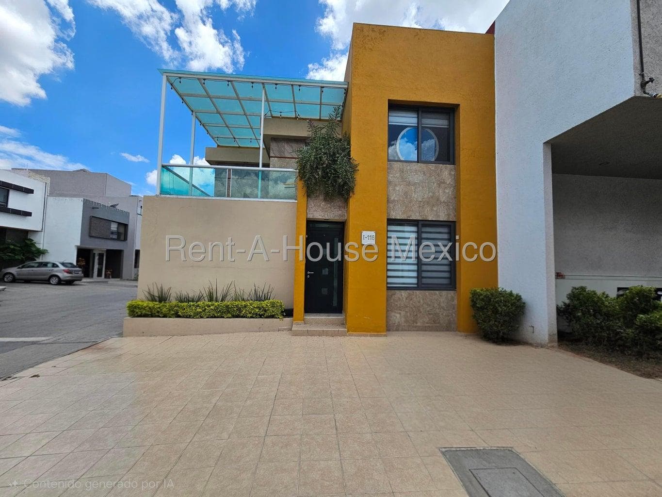 Semi-furnished 3-bedroom corner house for rent with master bedroom on the ground floor – Lucépolis, Milenio III, Querétaro