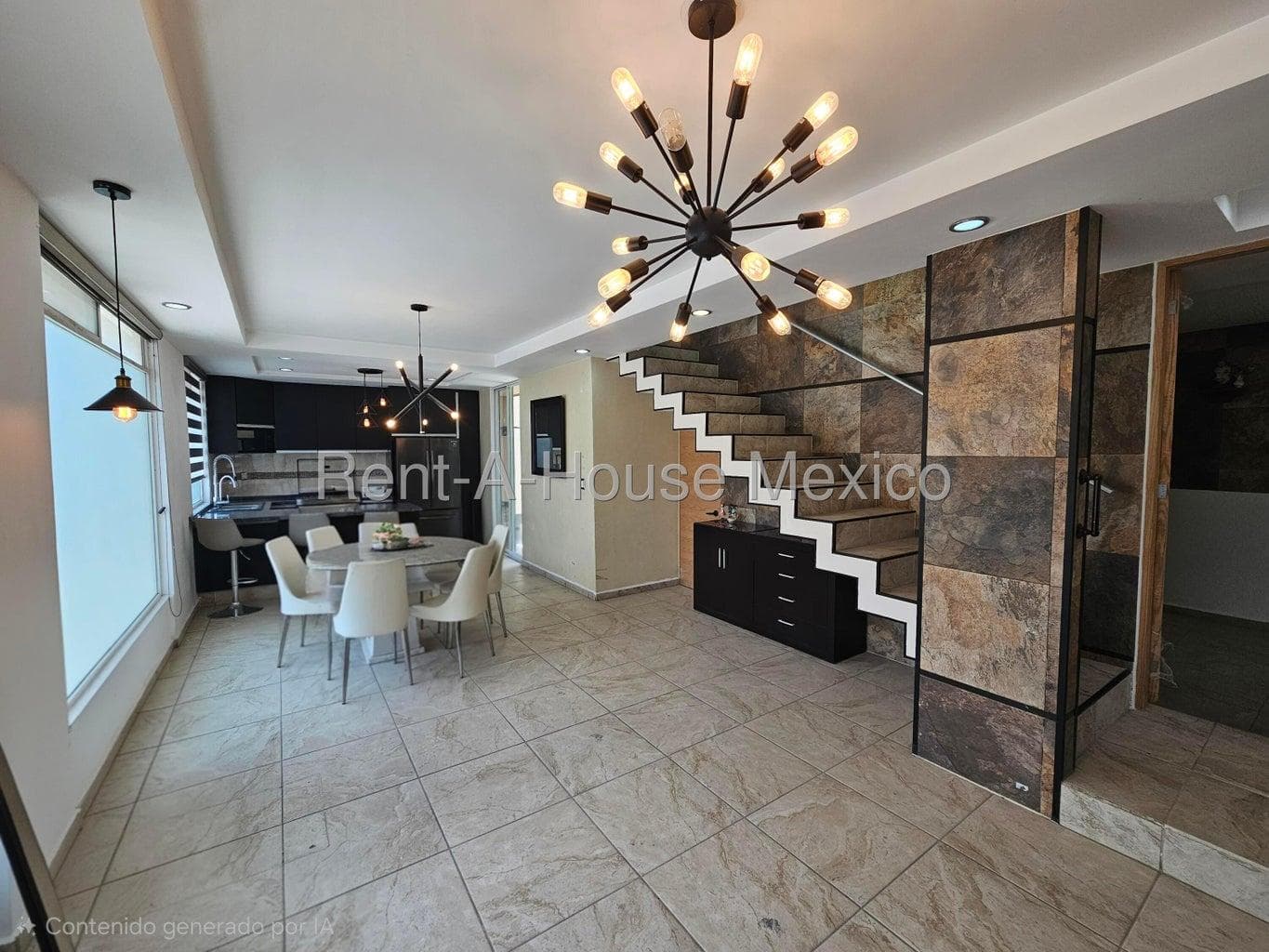 Semi-furnished 3-bedroom corner house for rent with master bedroom on the ground floor – Lucépolis, Milenio III, Querétaro