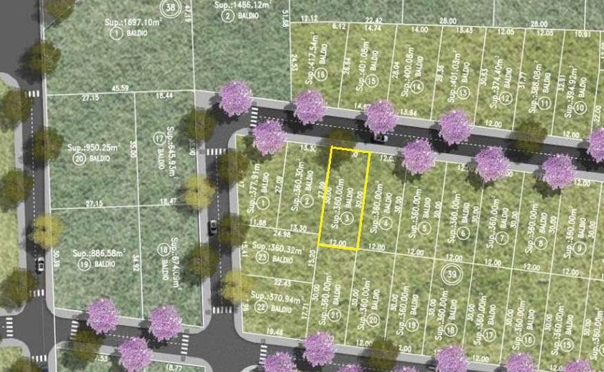 CHACRAS GREEN - LOT SUITABLE FOR A DUPLEX - 360 M²