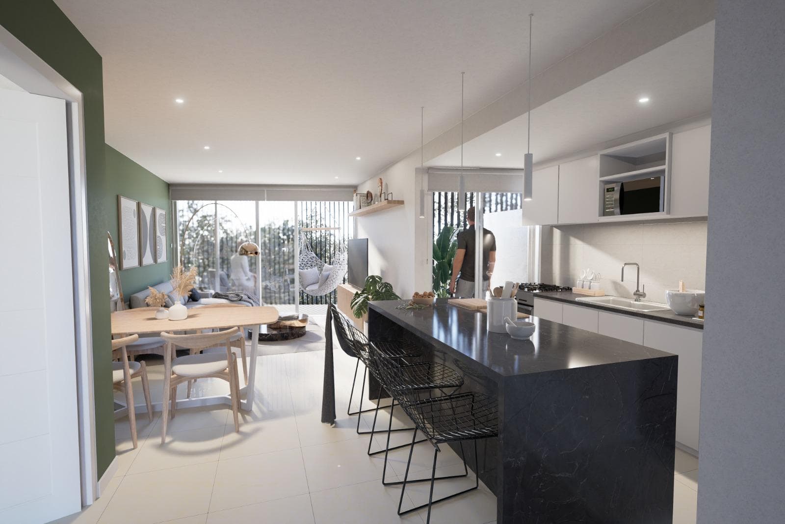 Brand-New 1-Bedroom Apartment for Sale with Two Terraces - La Blanqueada