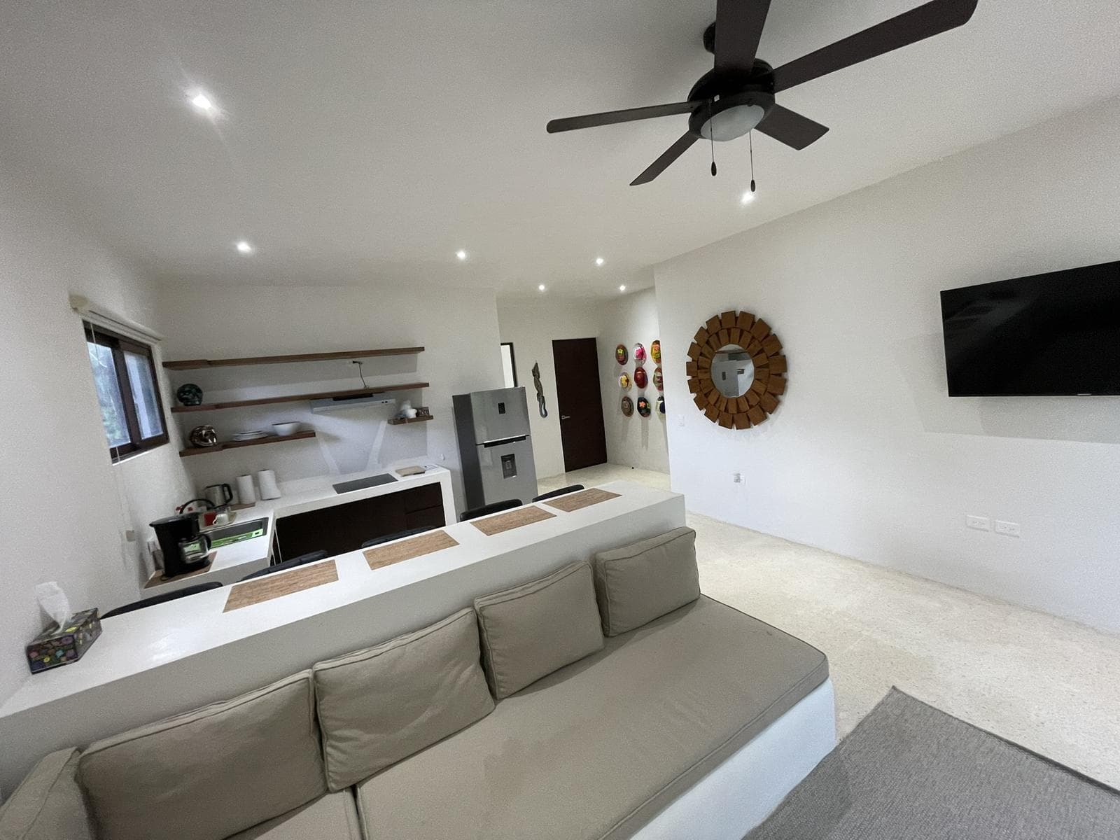 Furnished 2-Bedroom Apartment for Rent in Maki Tulum with a Private Rooftop