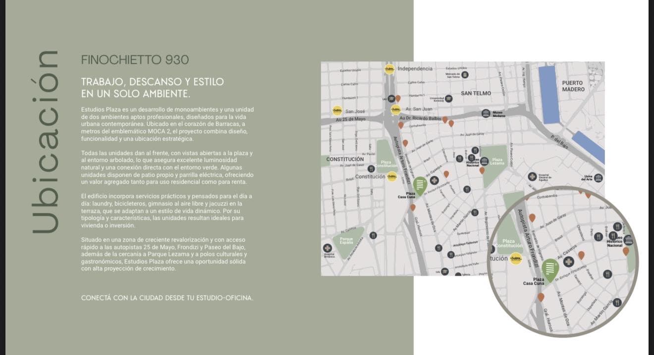 FOR SALE: 2-ROOM APARTMENT WITH A BALCONY AND A 24-METER PRIVATE TERRACE IN BARRACAS POZO