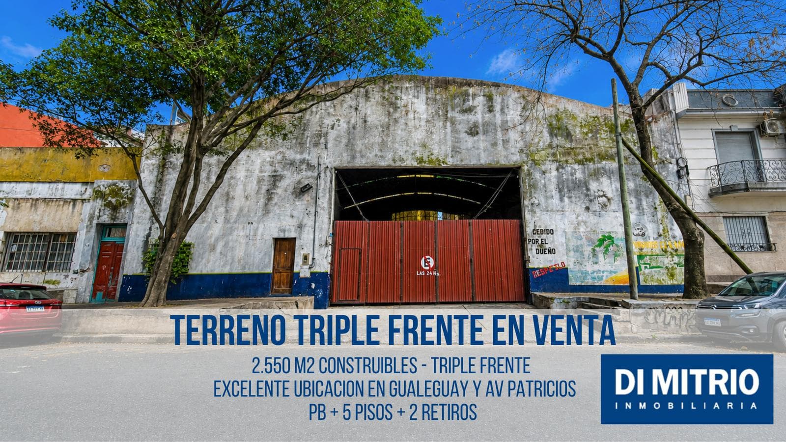 La Boca, 701 m² Lot with Three Street Frontages