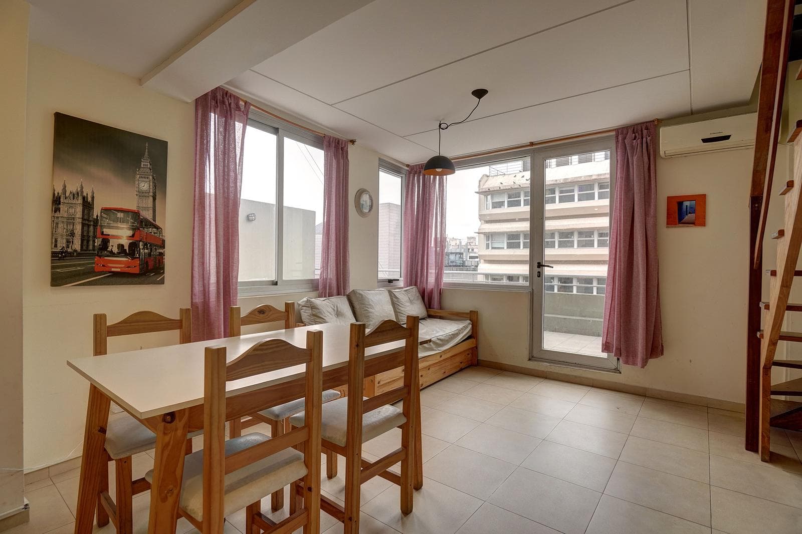 3-room apartment, Almagro area