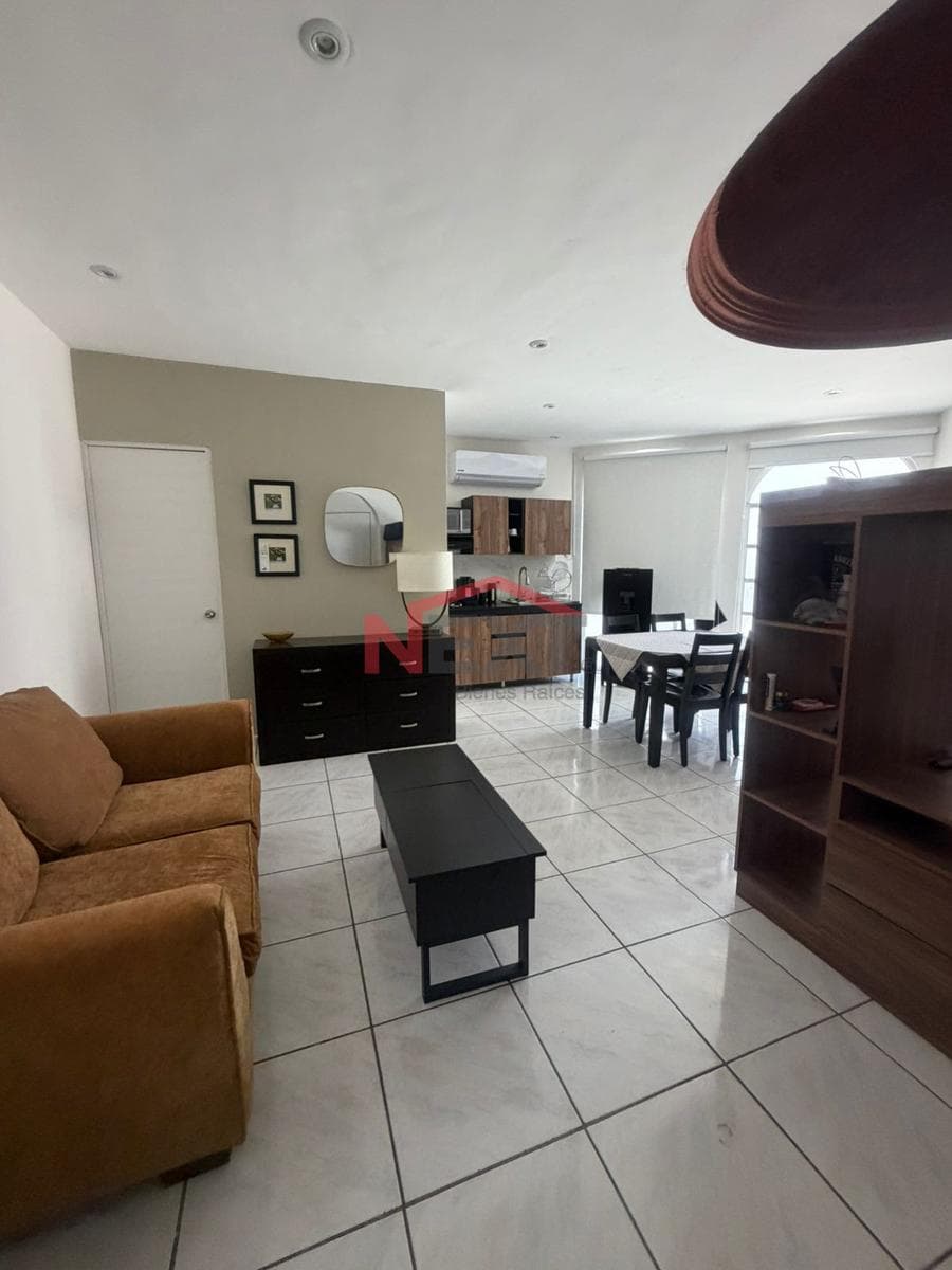 Furnished loft-style apartment