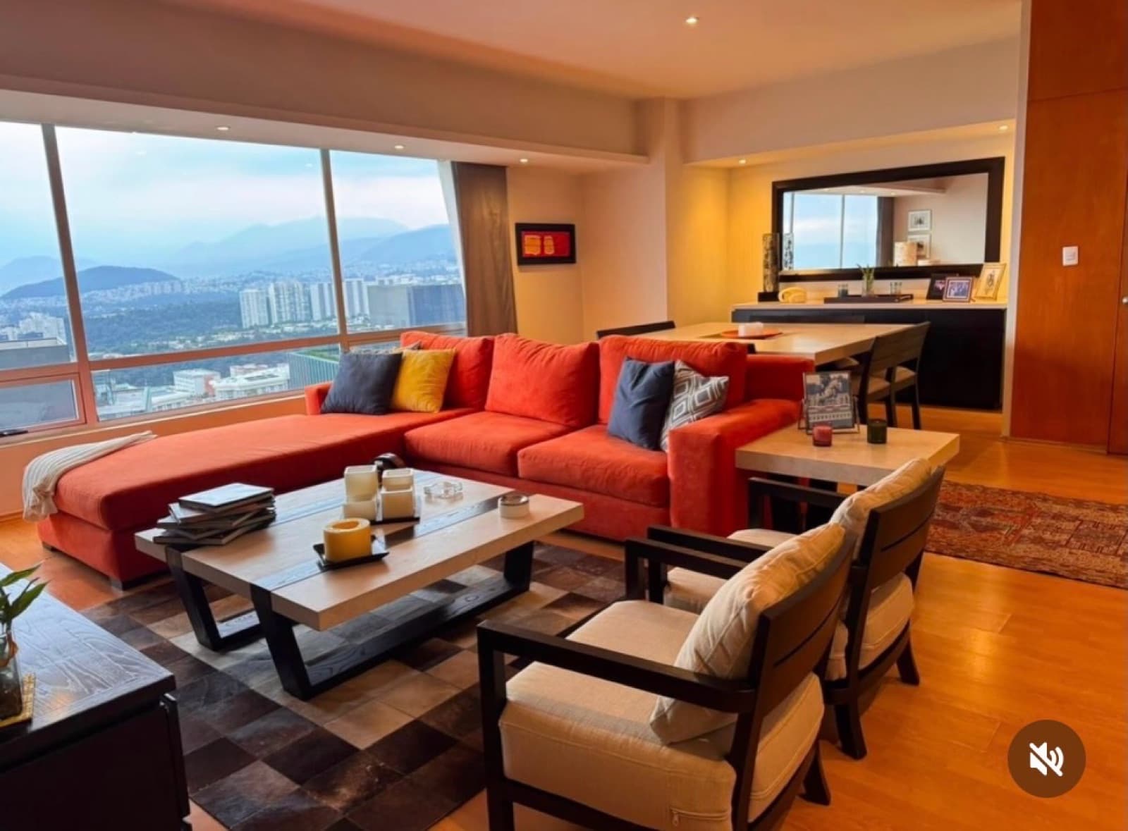 Rent a furnished and fully equipped 3-bedroom apartment with amenities on Santa Fe Avenue