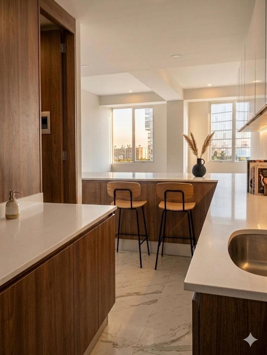City Blue Santa Fe Rental Apartment, 80 m²
