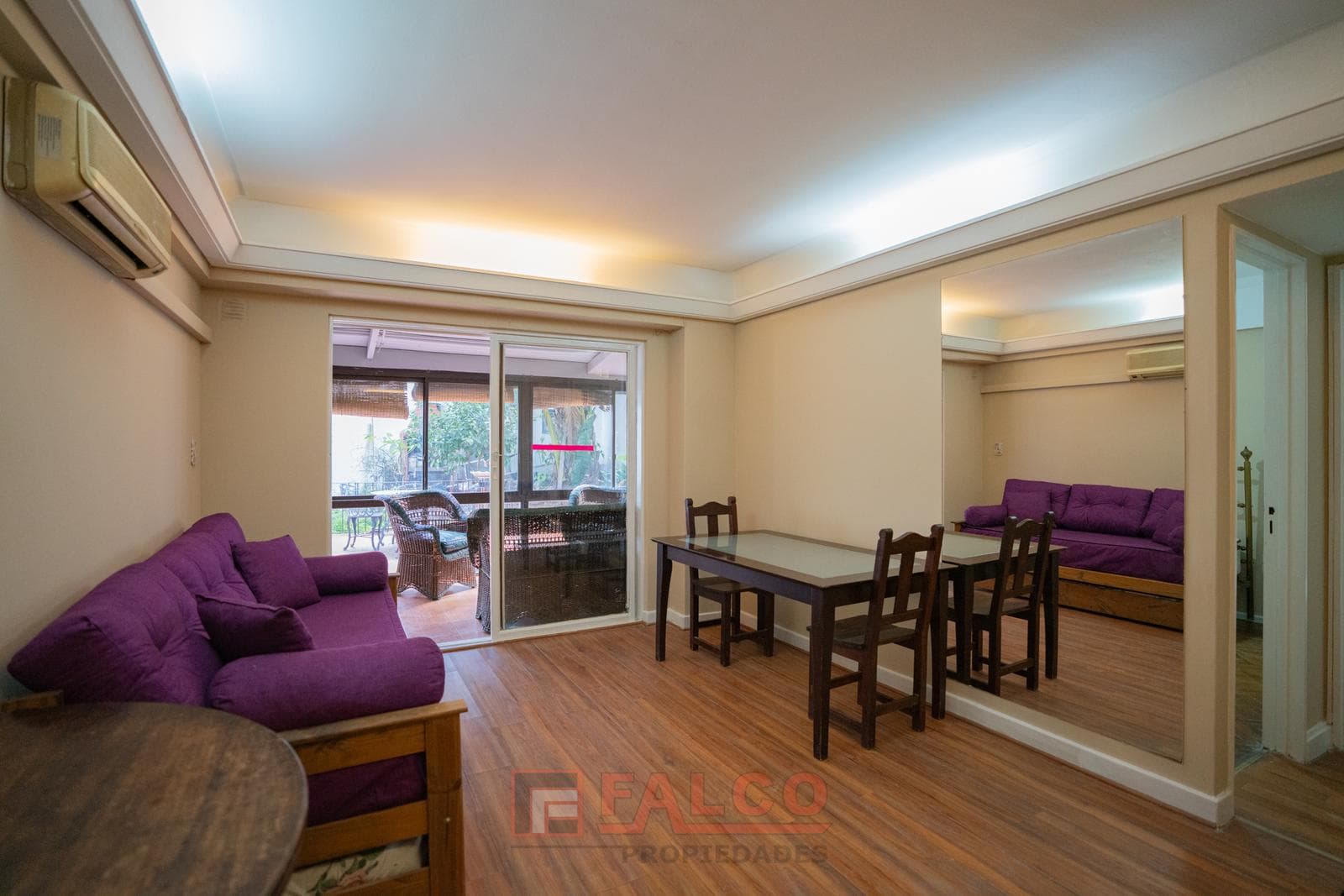 2-room apartment with a garden and a barbecue
