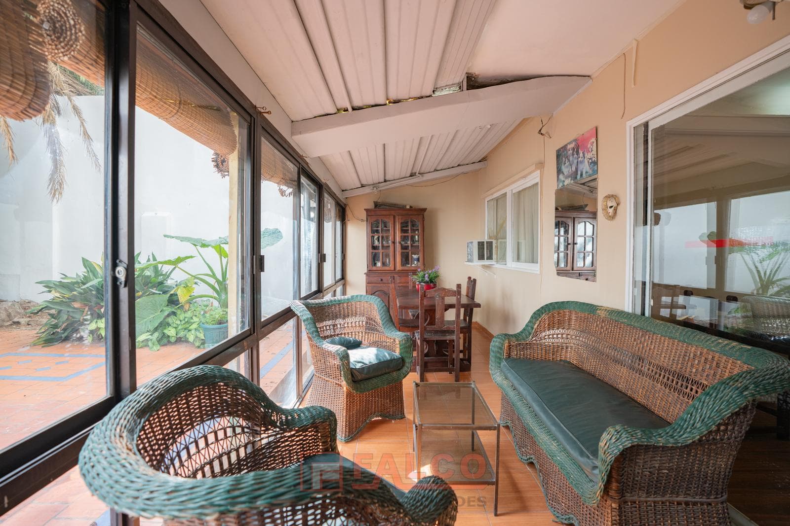 2-room apartment with a garden and a barbecue