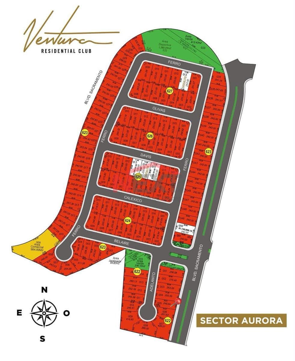 LAND FOR SALE IN VENTURA RESIDENCIAL