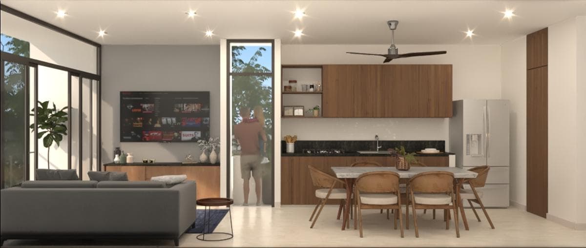 Apartment for sale with a studio and amenities in Mérida, Yucatán, in Temozón Norte.
