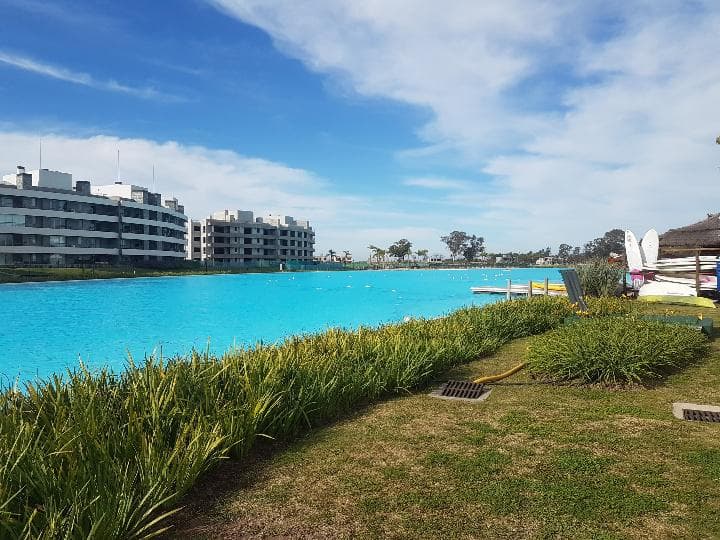 Apartment - Lagoon Pilar: 2-room apartment on the ground floor with a garden and garage