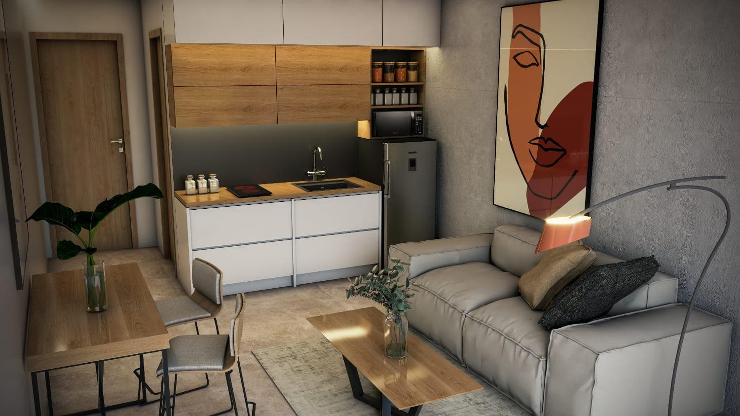 Studio apartment in downtown Playa del Carmen