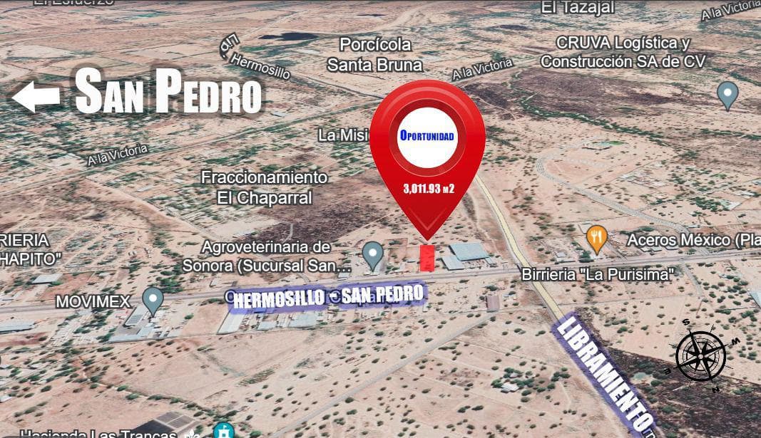 Excellent lot in San Pedro, right off the road at the entrance.