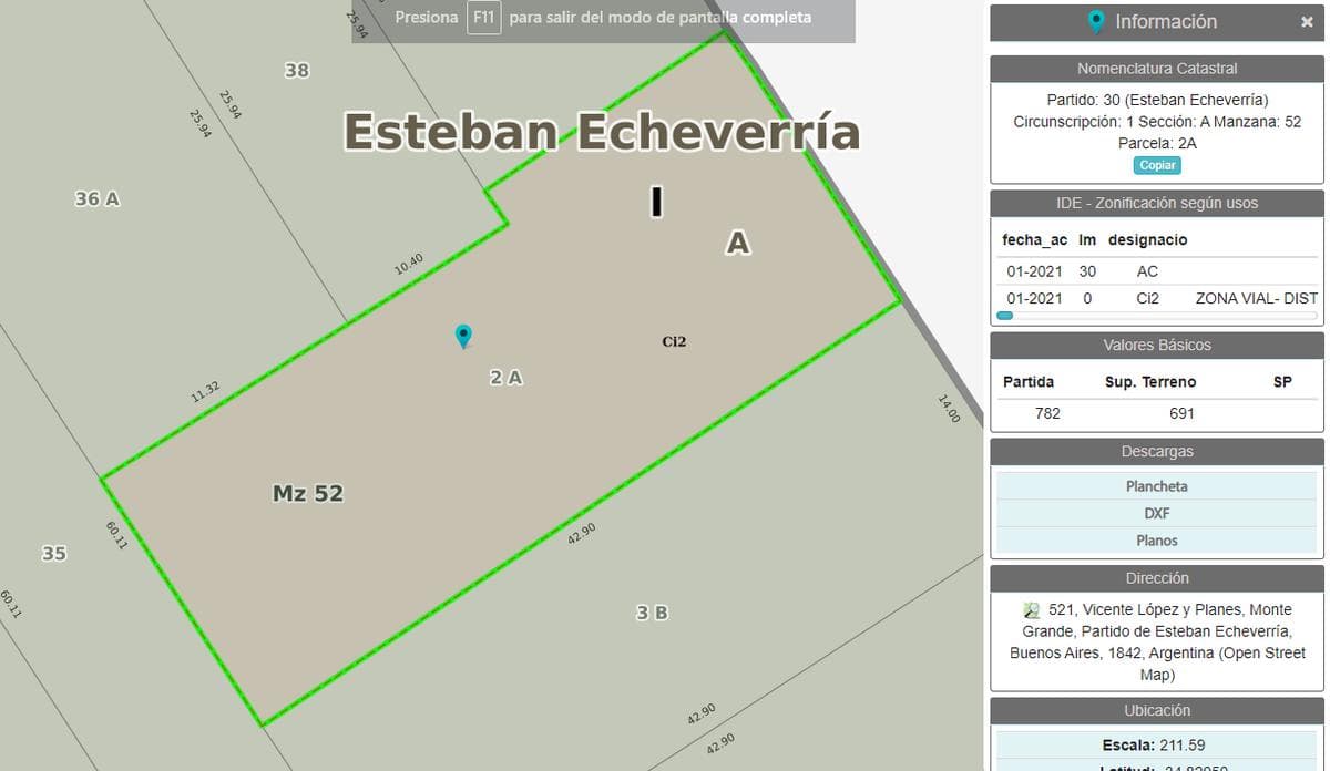 Excellent Land - Ideal for Investors - Monte Grande