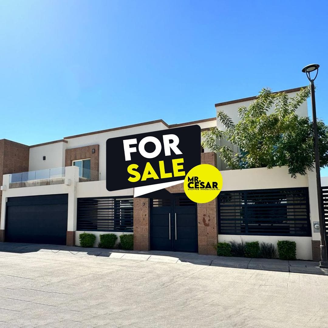 House for sale in La Rioja Residencial, Hermosillo, Sonora.