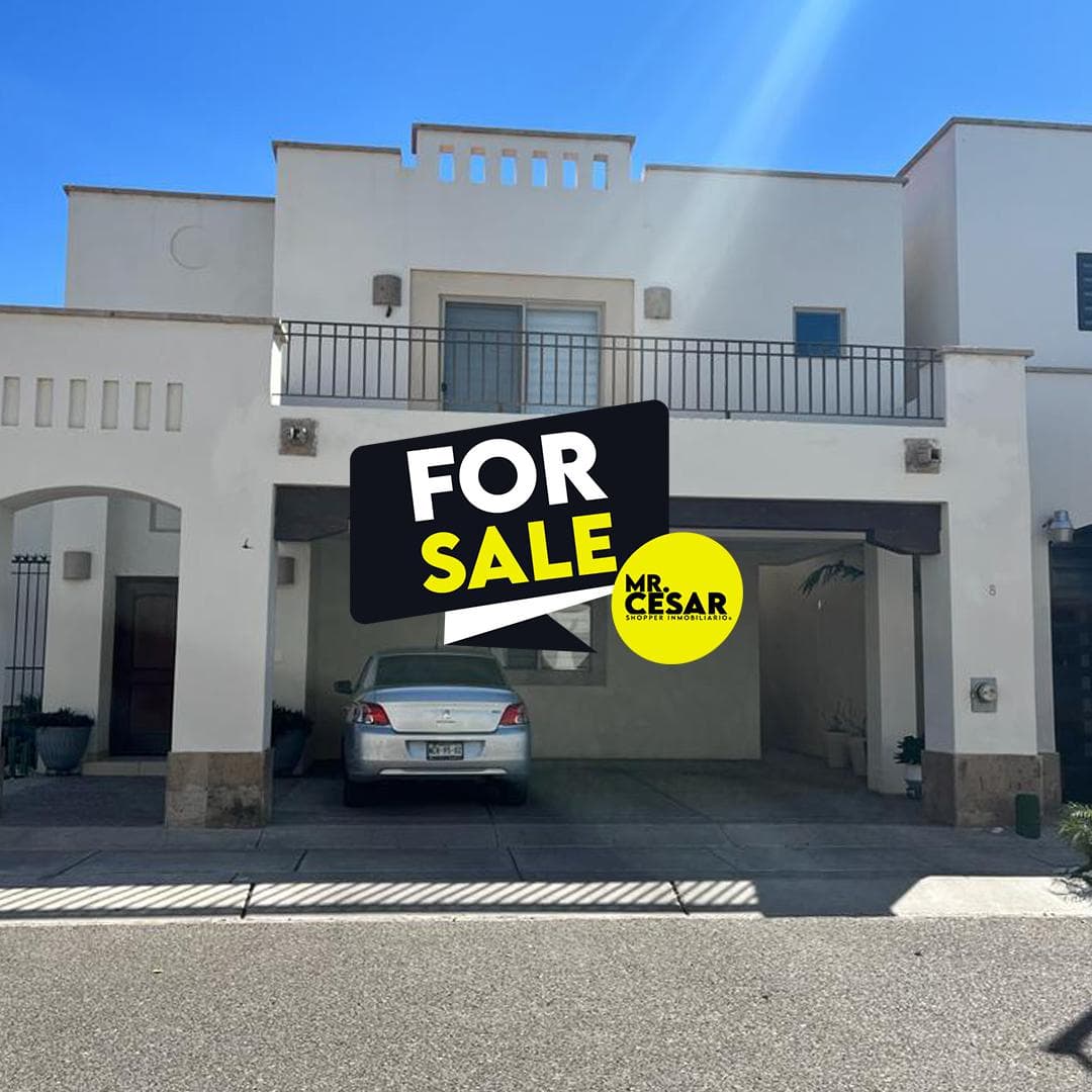 House for sale in the charming residential neighborhood. West of Hermosillo