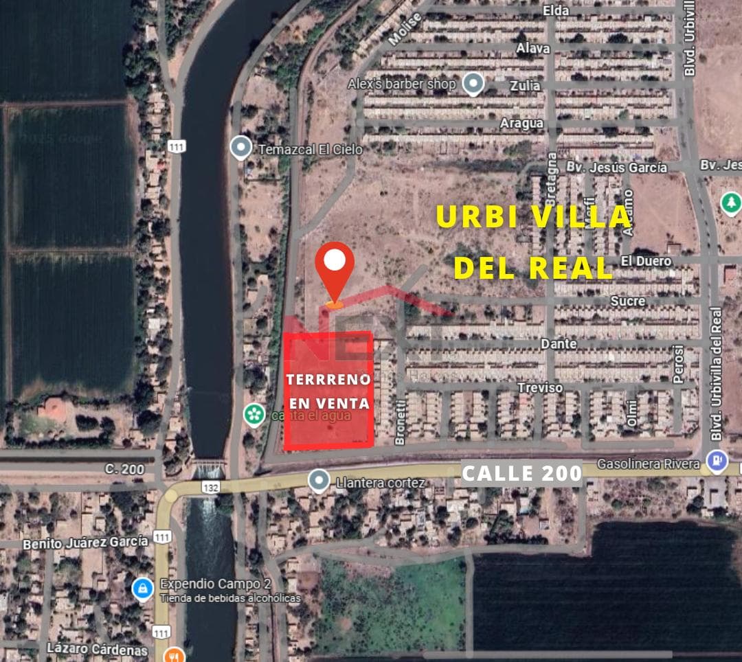 LAND FOR SALE LOCATED AT 200th STREET AND THE URBI CANAL, VILLA DEL REAL