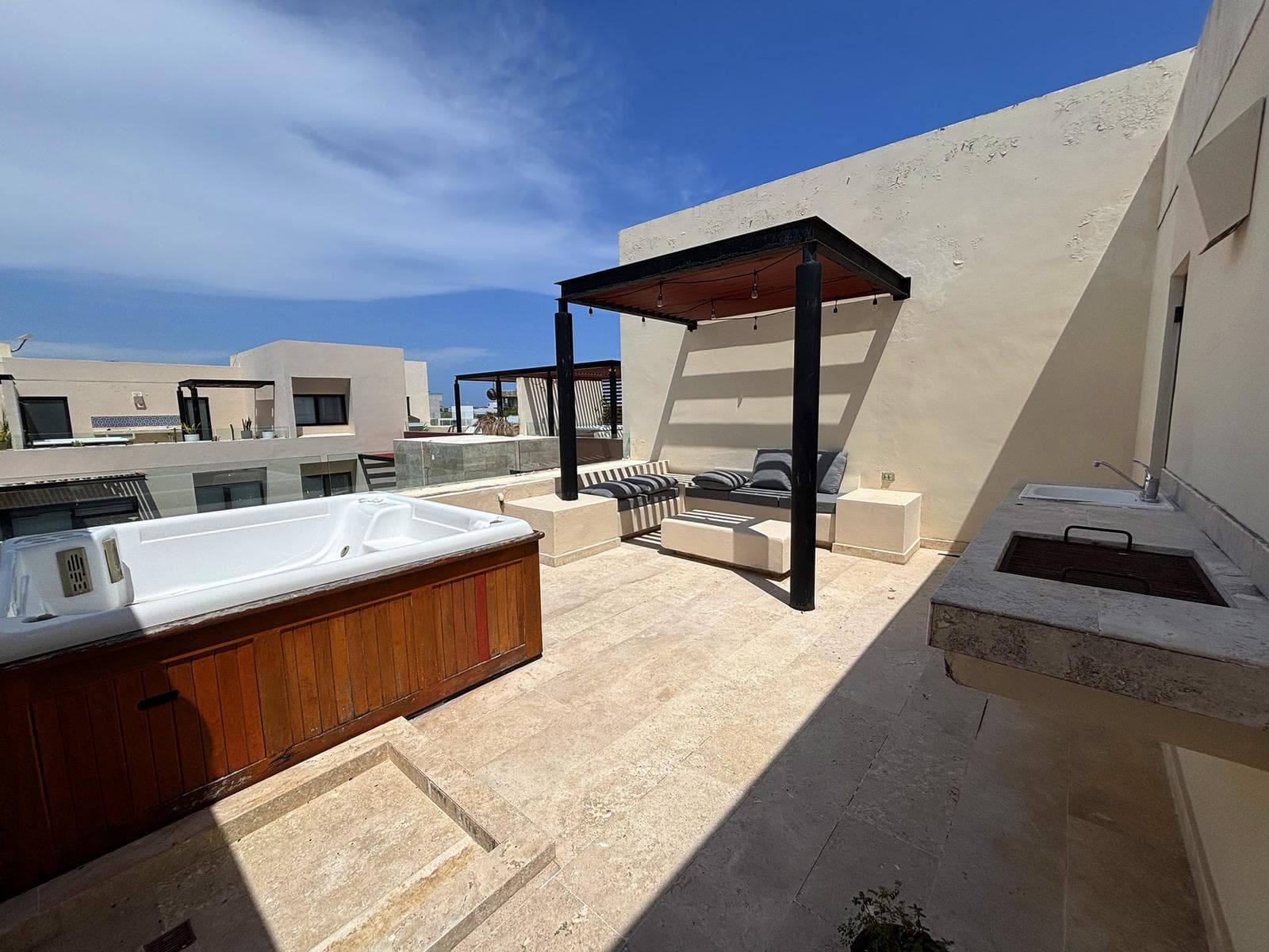PROPERTY LISTINGS - 1-Bedroom Penthouse for Sale in Playa del Carmen with a Terrace and Private Jacuzzi
