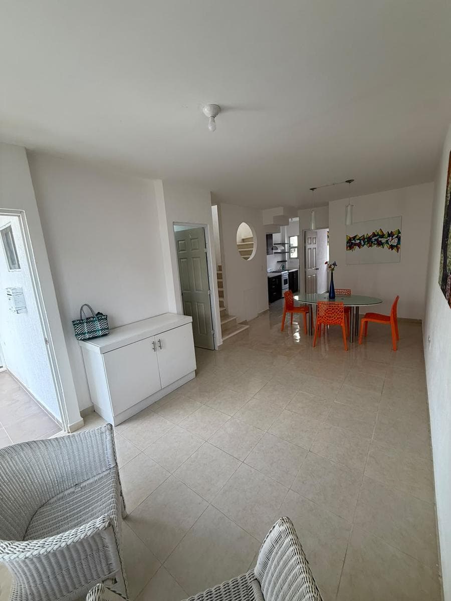 House with a pool and a bedroom on the ground floor in a gated community | Cancún